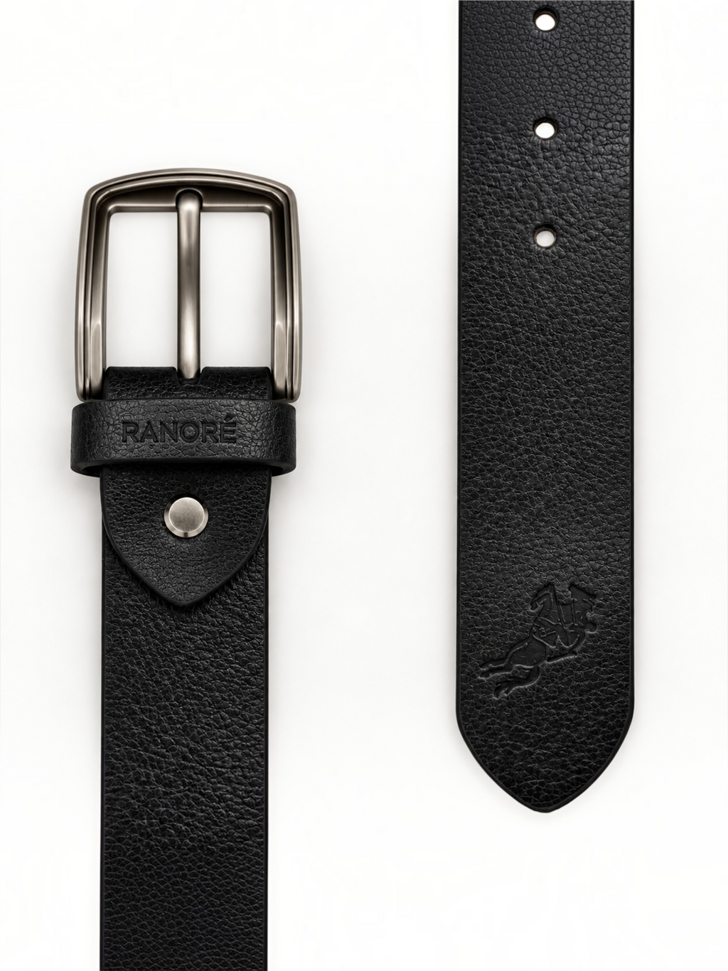 Ranoré Black Leather Belt