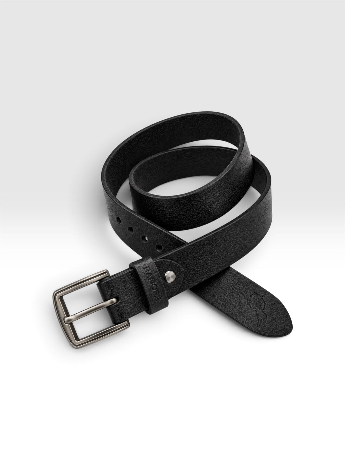 Ranoré Black Leather Belt